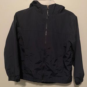 L.L. Bean Kids Wind/Rain Jacket - Navy - Size 8
